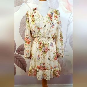 LC Lauren Conrad Floral dress size xl